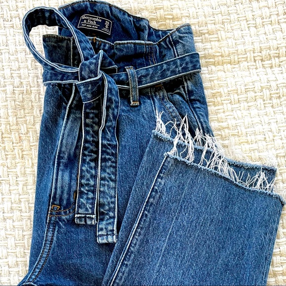 Abercrombie & Fitch Denim - Abercrombie & Fitch Paper bag jeans